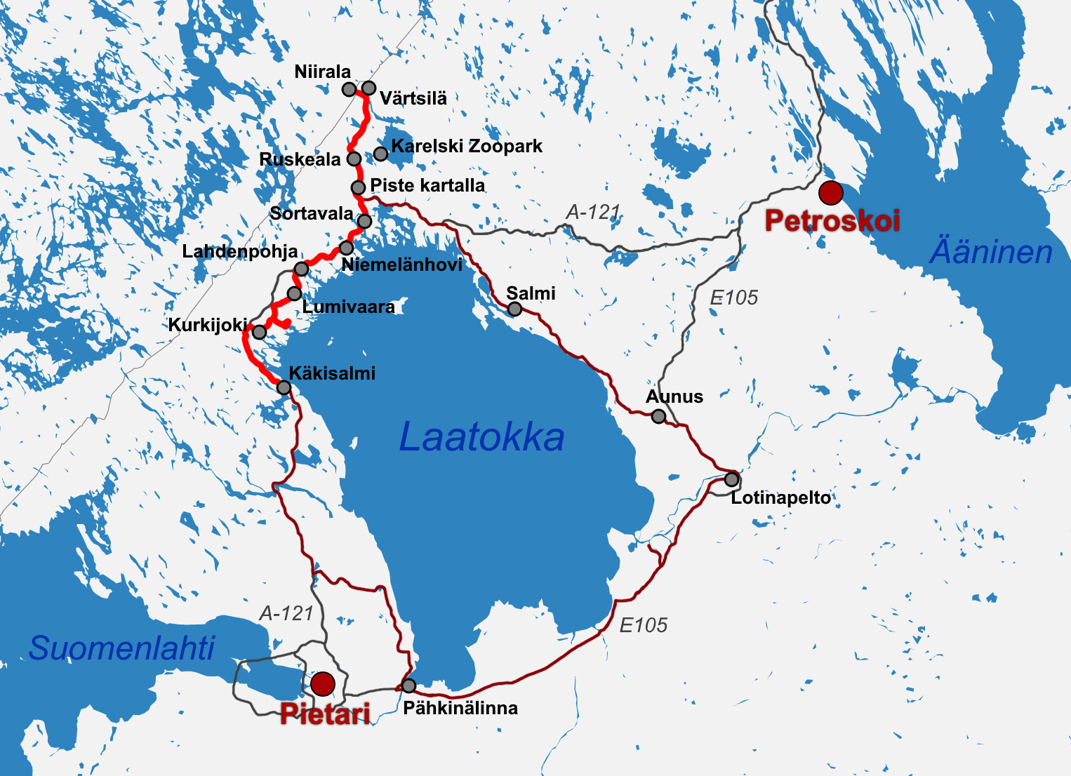 Laatokan rundi osa 1/2: Niiralasta Sortavalan kautta Käkisalmelle - Venäjän  Aika